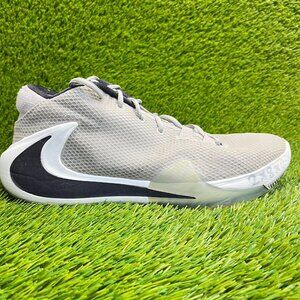 Nike Zoom Freak 1 Mens Size 12 Gray Black Athletic Basketball Shoes Sneakers
